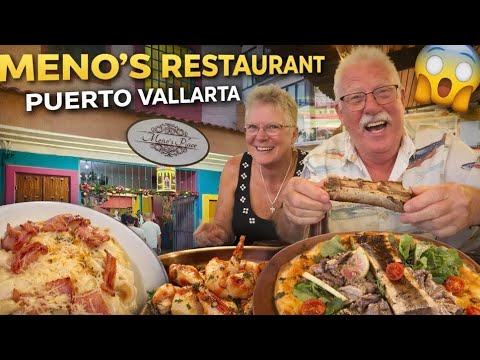 Our Favorite Restaurant in Puerto Vallarta! International Cuisine - Meno’s Steak & Bone Marrow Pizza