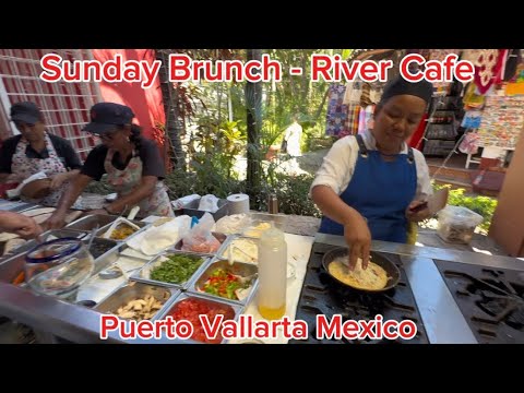 Best Sunday Brunch in Puerto Vallarta?! 🌿🍳 River Cafe Hidden Gem