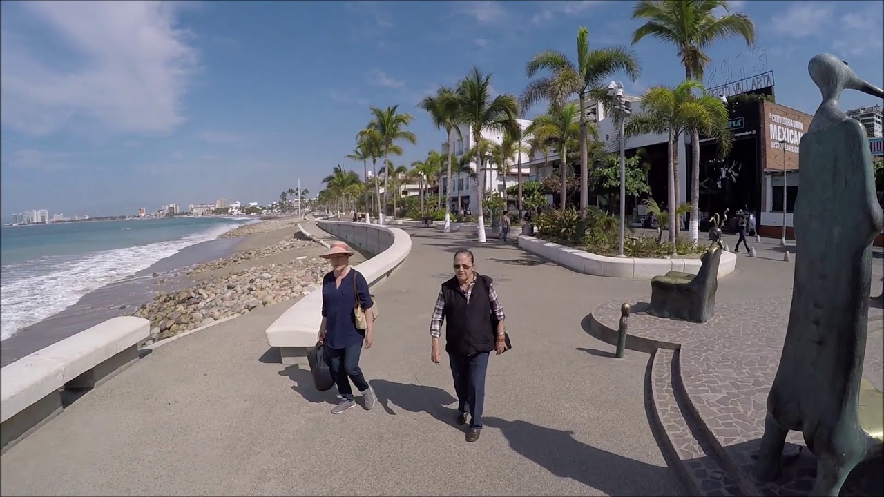 Puerto Vallarta Malecon Travel Experience Tourism Mexico