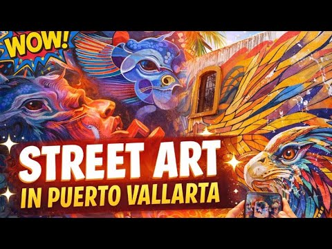 Vibrant Street Art of Puerto Vallarta 🇲🇽 | Murals, Culture & Hidden Gems