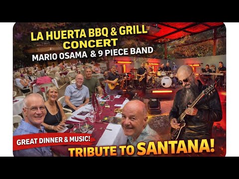 Santana Tribute Dinner Concert at La Huerta BBQ & Grill | Puerto Vallarta’s Best Dinner Show 🎶🔥