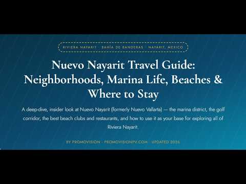 Discover Nuevo Nayarit  Beach & Resorts Mexico