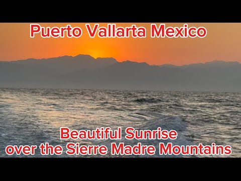 Sunrise Over the Sierra Madre Mountains 