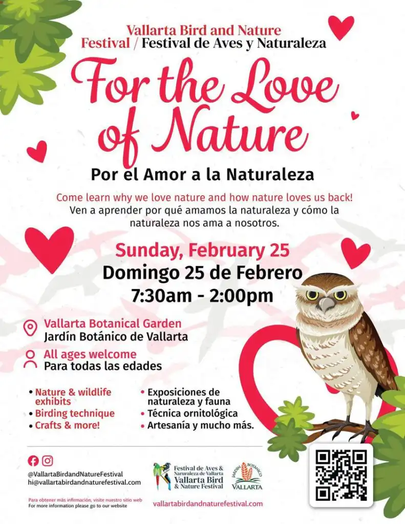 Vallarta Botanical Garden Bird Nature Festival. 