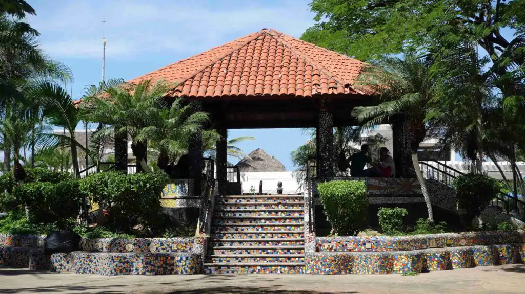 The Mosaic Park in the Romantic Zone of Puerto Vallarta (El Parque de los Azulejos)