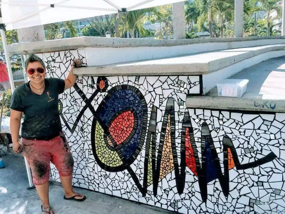The Mosaic Park in the Romantic Zone of Puerto Vallarta (El Parque de los Azulejos)