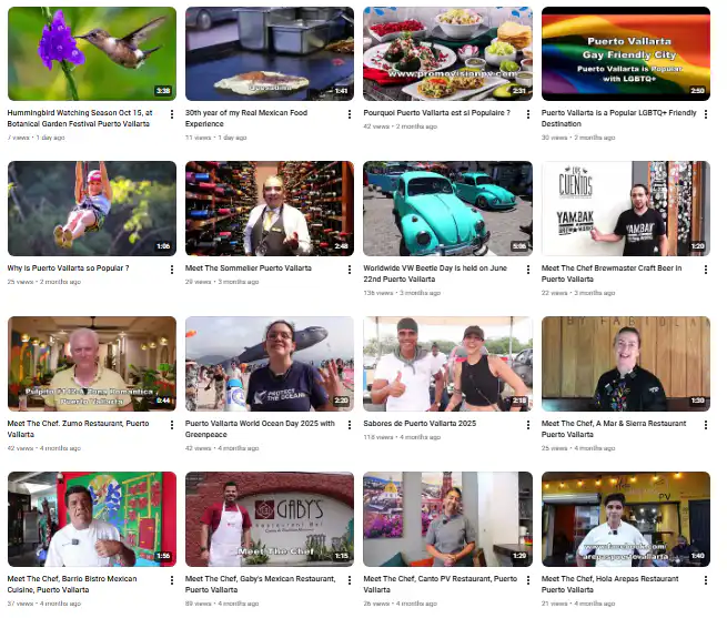 YouTube Travel Guide Puerto Vallarta