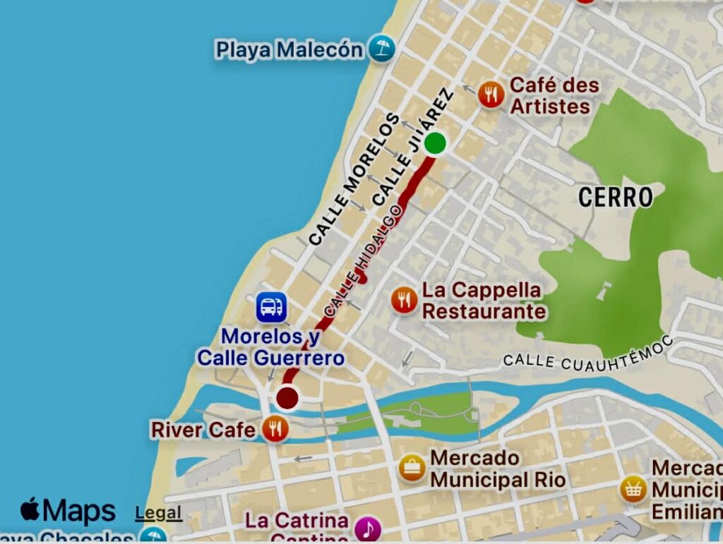 Scenic Walk Calle Hildalgo Puerto Vallarta