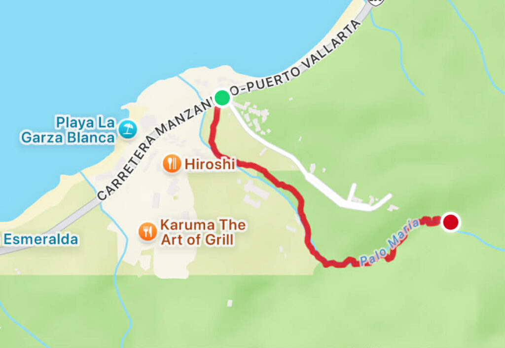 Puerto Vallarta Waterfalls Palo María