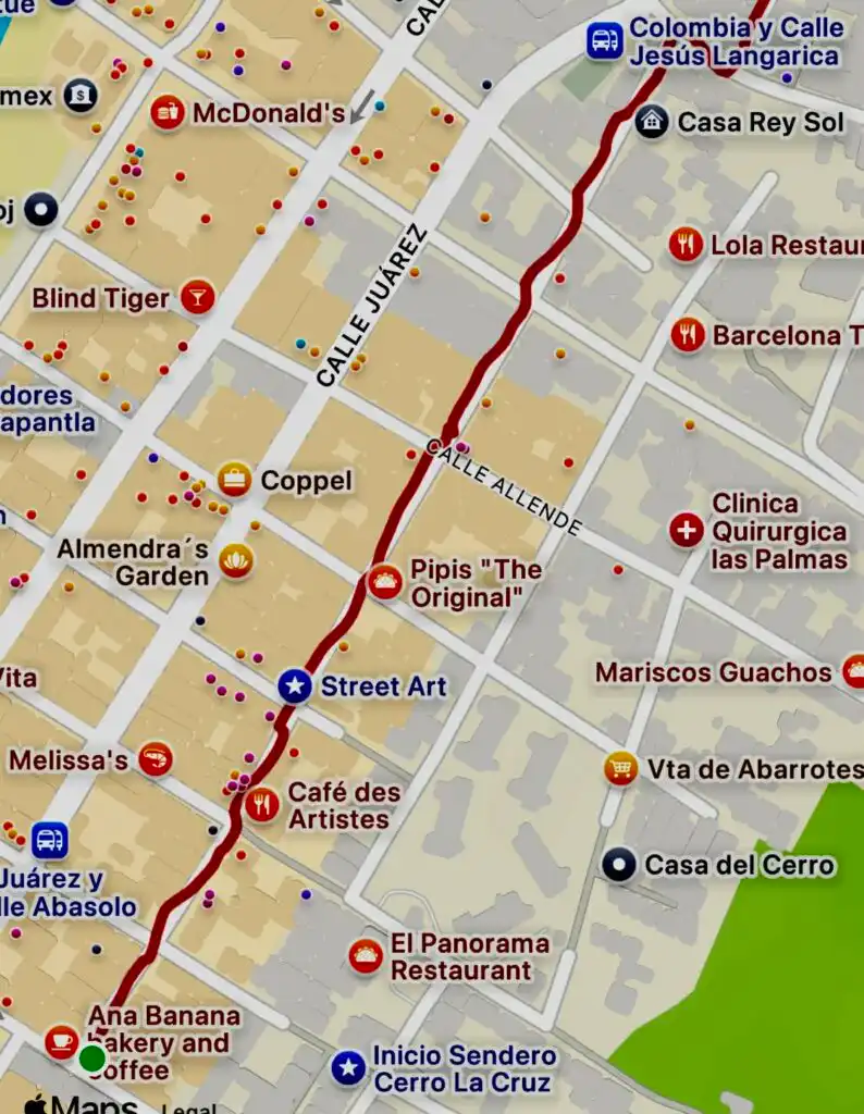 Walking in Puerto Vallarta Hidden Art Corridor 