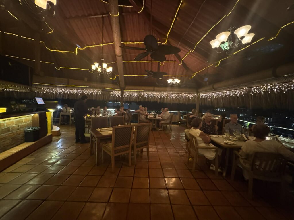 Flaming Spanish coffee at Casa Isabel