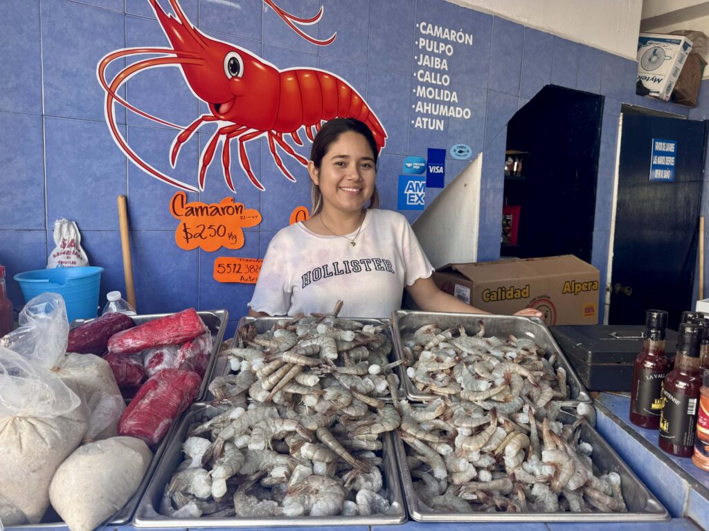 Fresh Seafood Market at Pescadería Oceano Azul