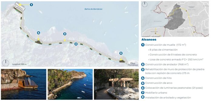 Mismaloya Beach New Malecon & Pier