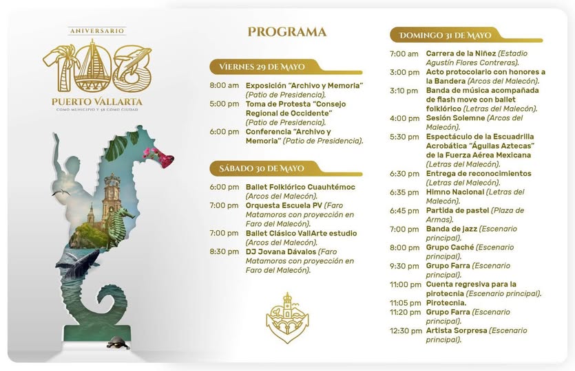 Puerto Vallarta's 108th anniversary