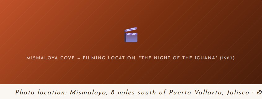 Historic Gringo Gulch Puerto Vallsrta 
Mismaloya Beach & Malecon Puerto Vallarta https://promovisionpv.com/mismaloya-beach-malecon-puerto-vallarta/