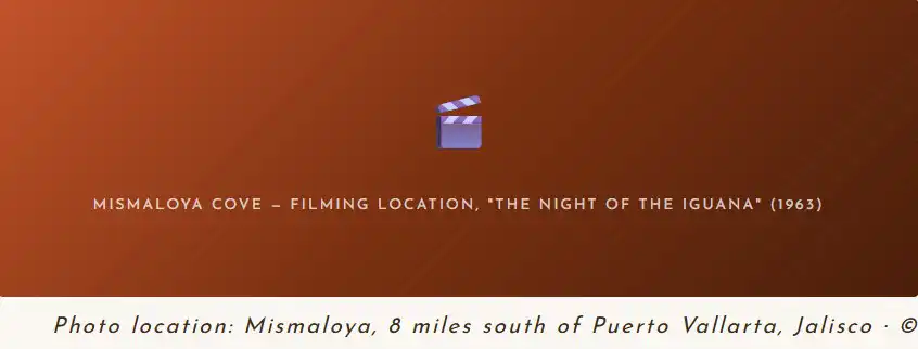 Historic Gringo Gulch Puerto Vallsrta 
Mismaloya Beach & Malecon Puerto Vallarta https://promovisionpv.com/mismaloya-beach-malecon-puerto-vallarta/
