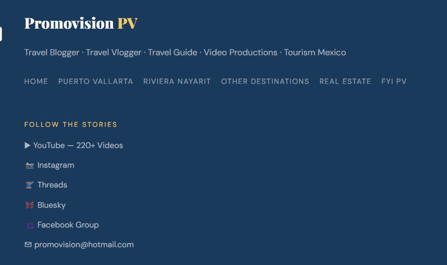Puerto Vallarta Storytelling