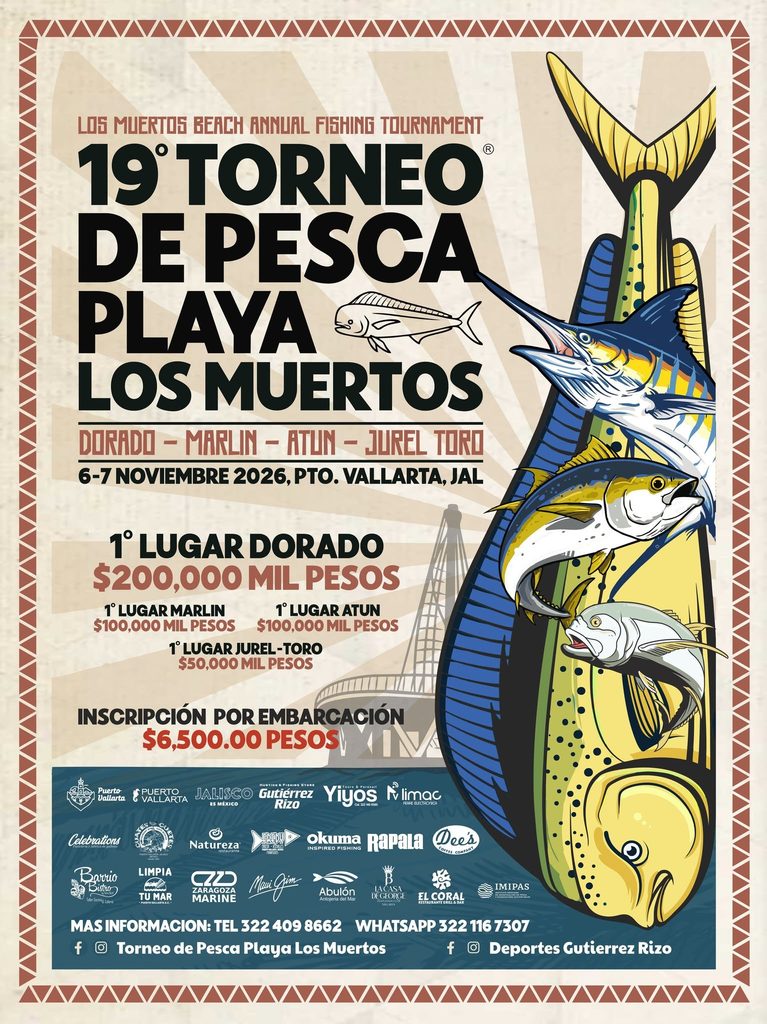Torneo de Pesca Playa Los Muertos: November 6–7, 2026