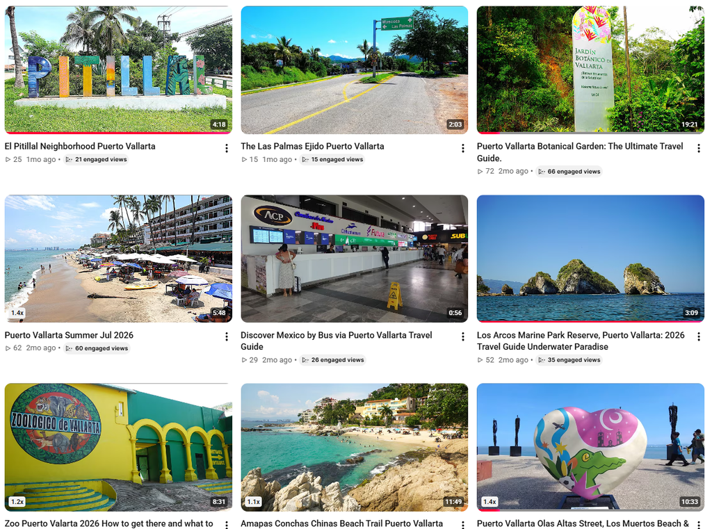 Puerto Vallarta Youtube videos